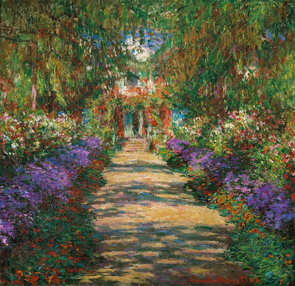 🎨 Avenue de Giverny – Claude Monet, kolem roku 1902