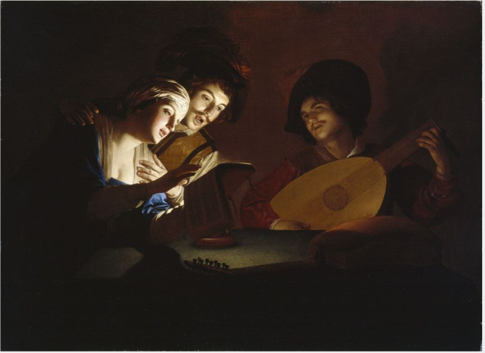 Hudební oslava - Gerrit van Honthorst
