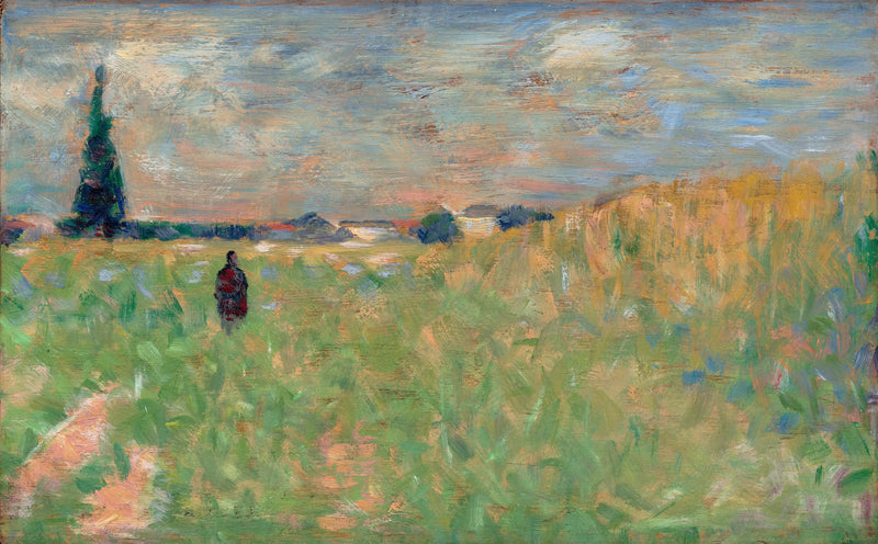 Letní krajina - Georges Seurat