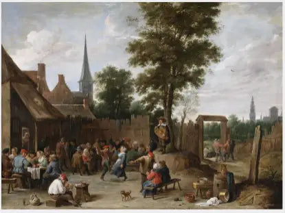 Vesnická pouť poblíž Antverp - David Teniers mladší