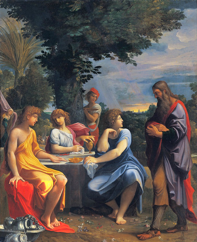 Tři andělé navštěvují Abrahama - Ludovico Carracci