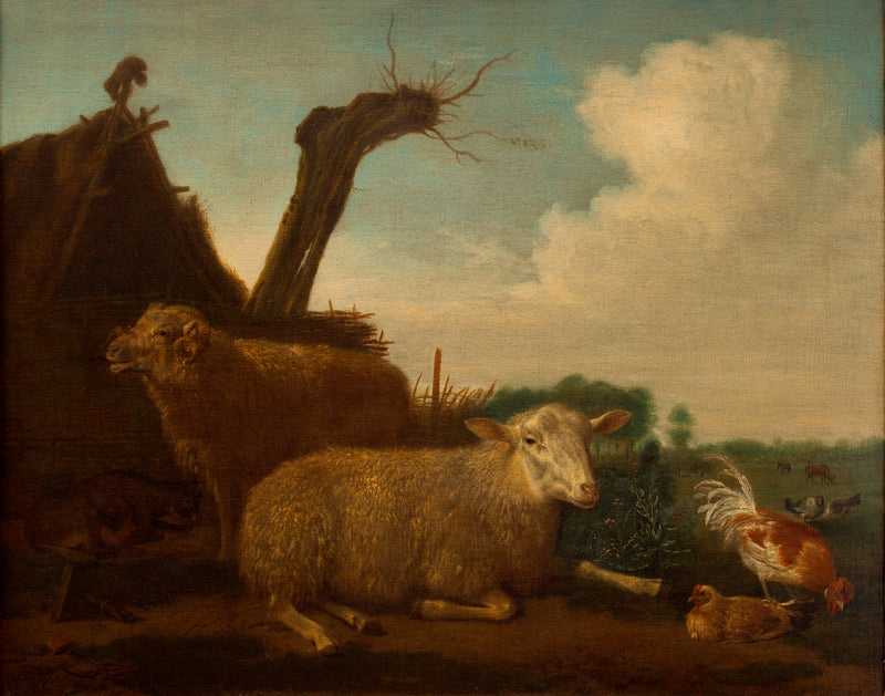 Moutons et béliers - Adriaen van de Velde