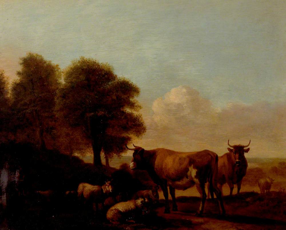 Paysage avec du bétail - Adriaen van de Velde