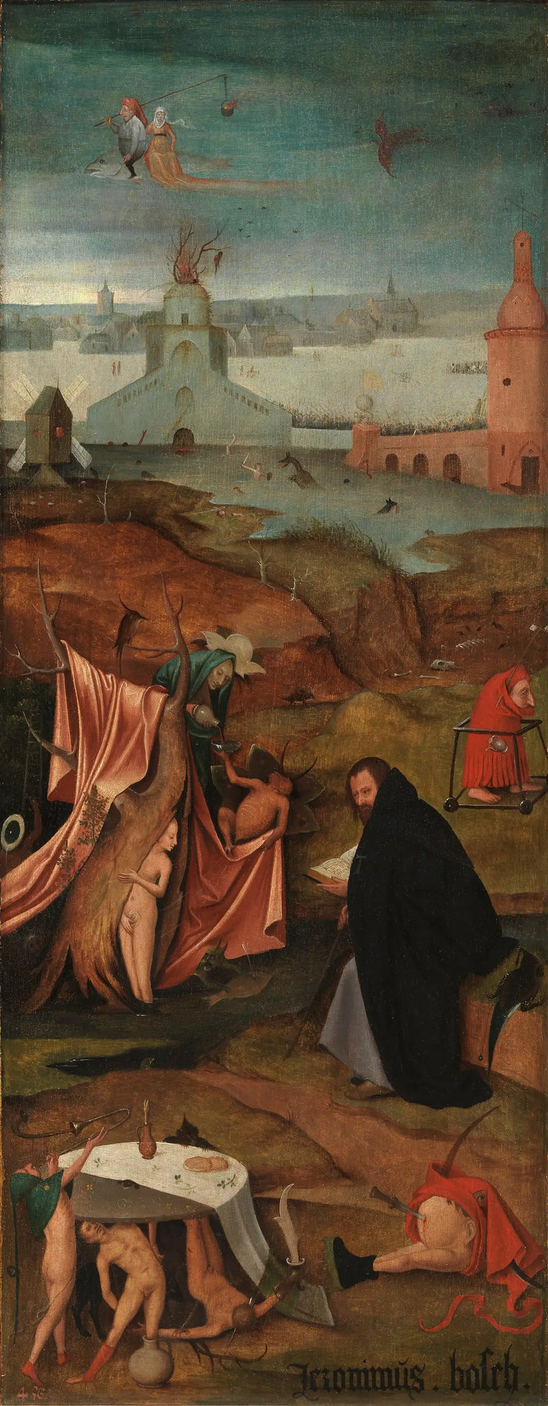 Pokušení svatého Antona - Hieronymus Bosch