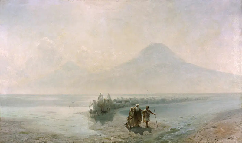 Sestup Noe z hory Ararat - Ivan Aïvazovski