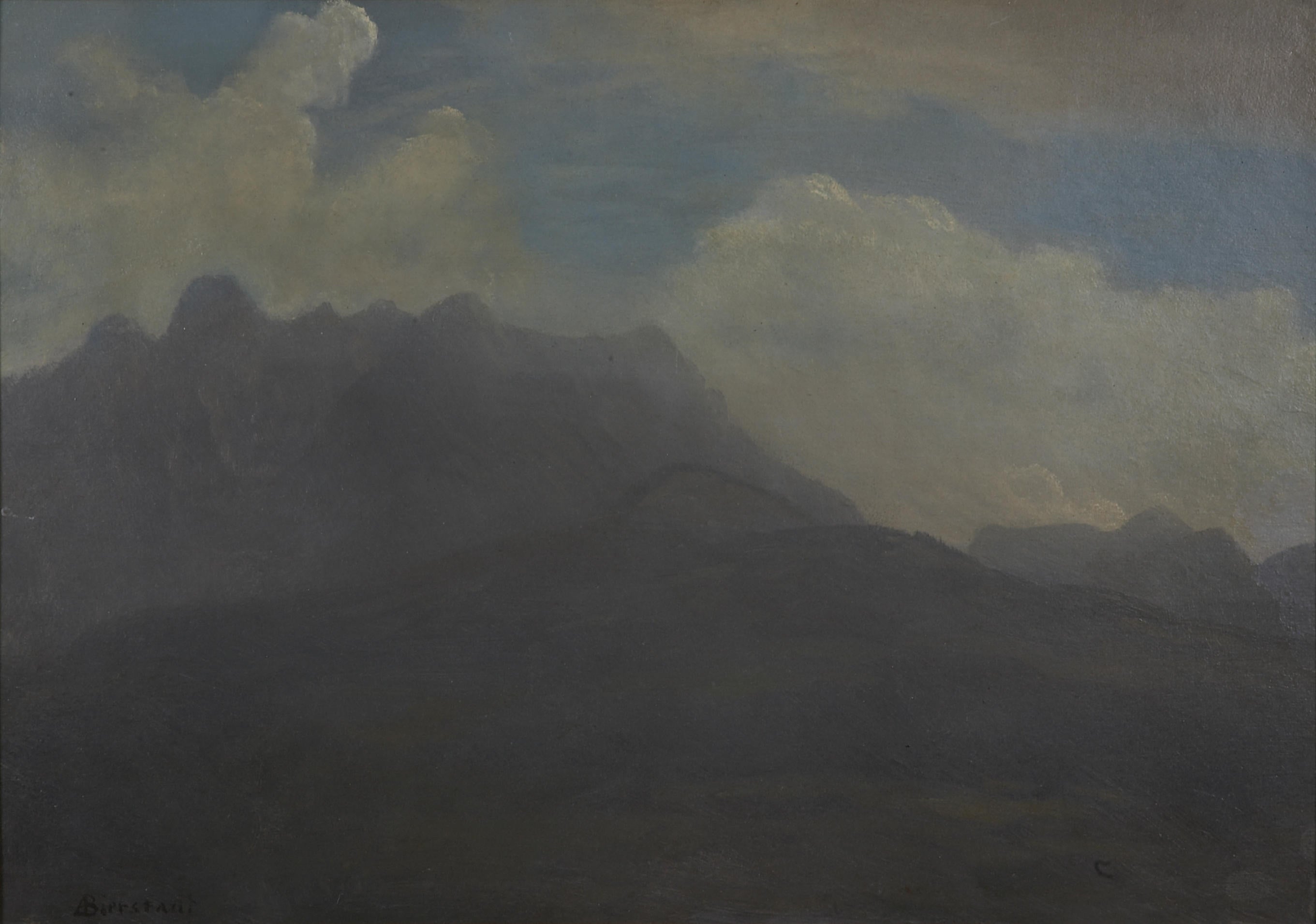 Montagnes et contreforts - Albert Bierstadt