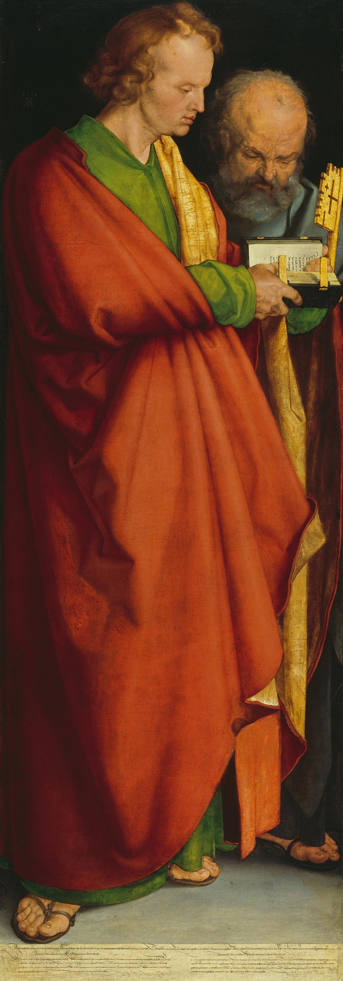 Čtyři apoštolové: svatý Jan a Petr - Albrecht Dürer