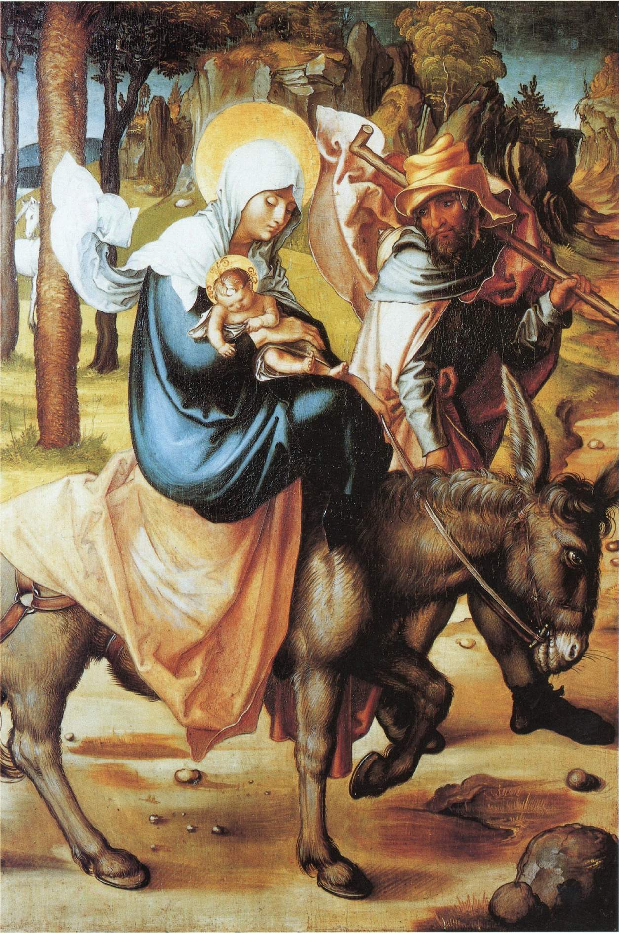 Únik do Egypta - Albrecht Dürer
