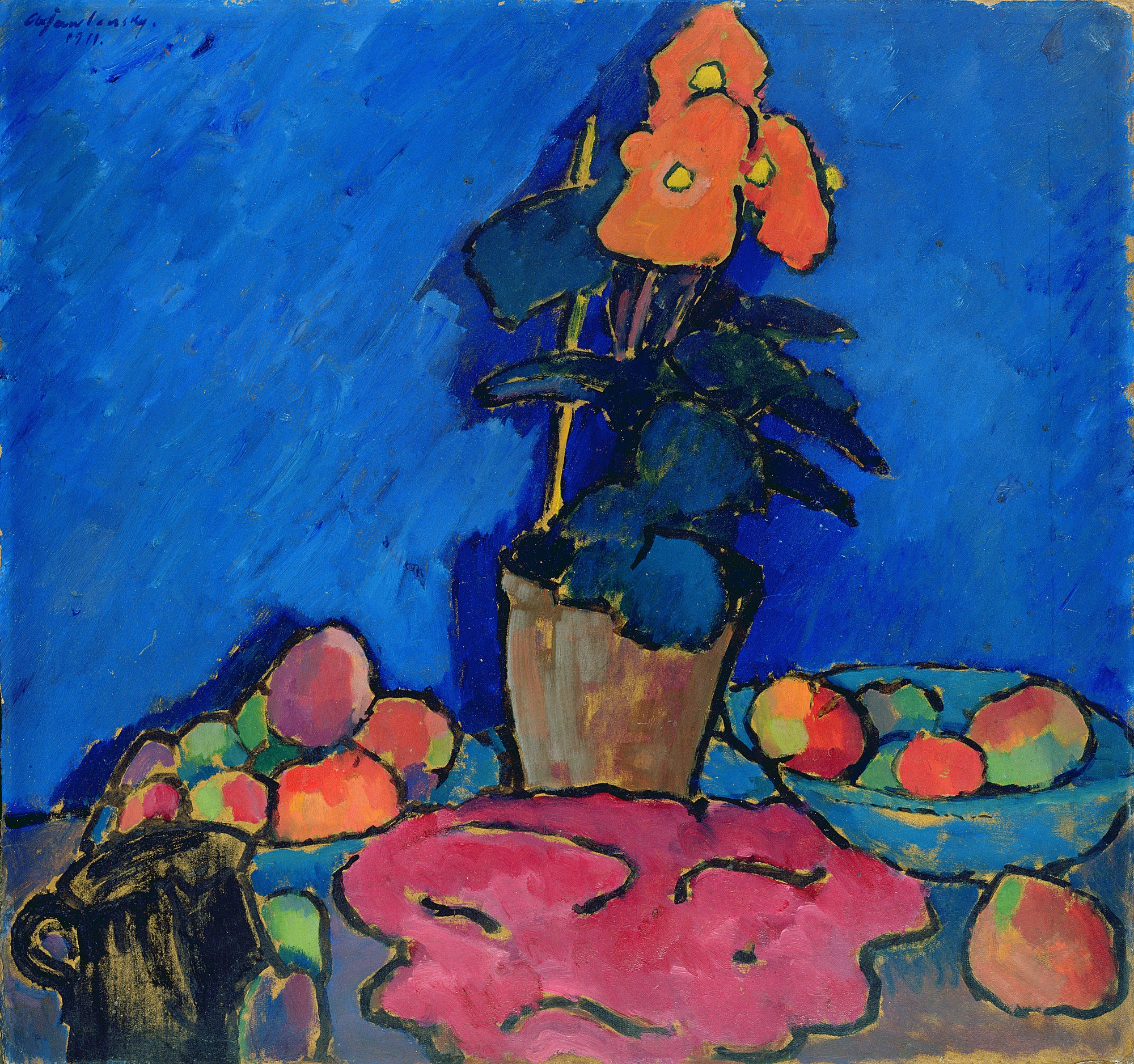 Nature morte au bégonia - Alexej von Jawlensky