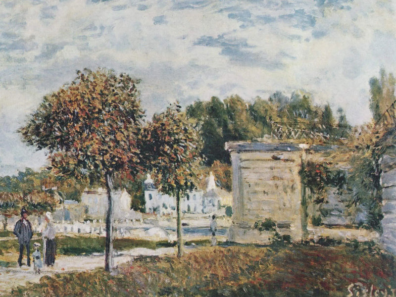 Marlyho bazén - Alfred Sisley