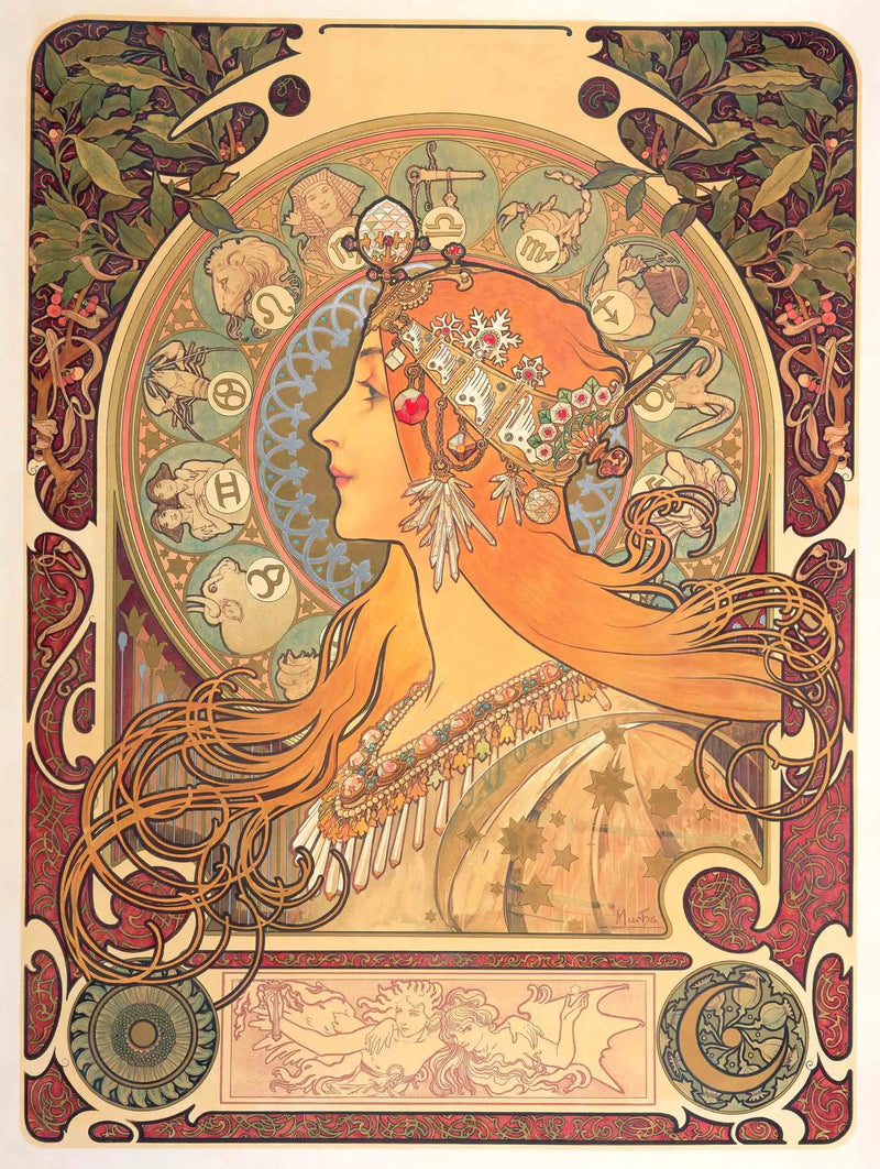 Zodiak - Alphonse Mucha