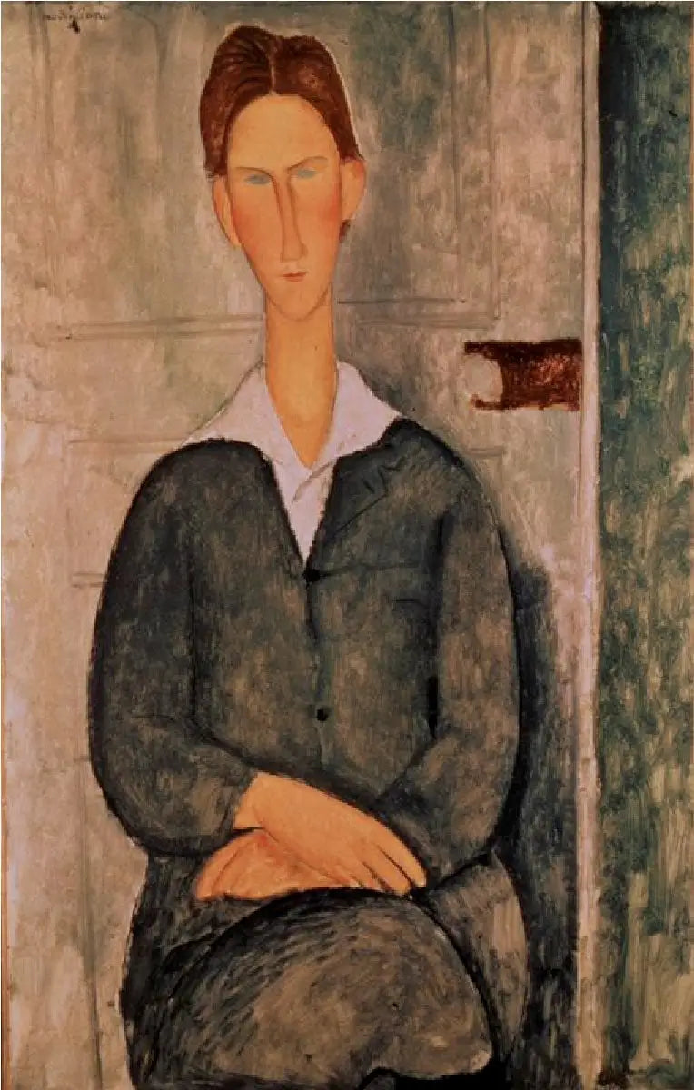 Portrét Giovanotta de Capelli Rossi - Amedeo Modigliani