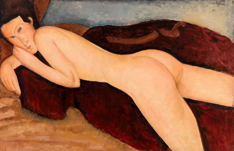 Nahá žena zezadu - Amedeo Modigliani