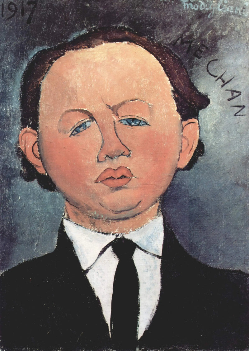 Portrét Oscara Miestchaninoffa - Amedeo Modigliani