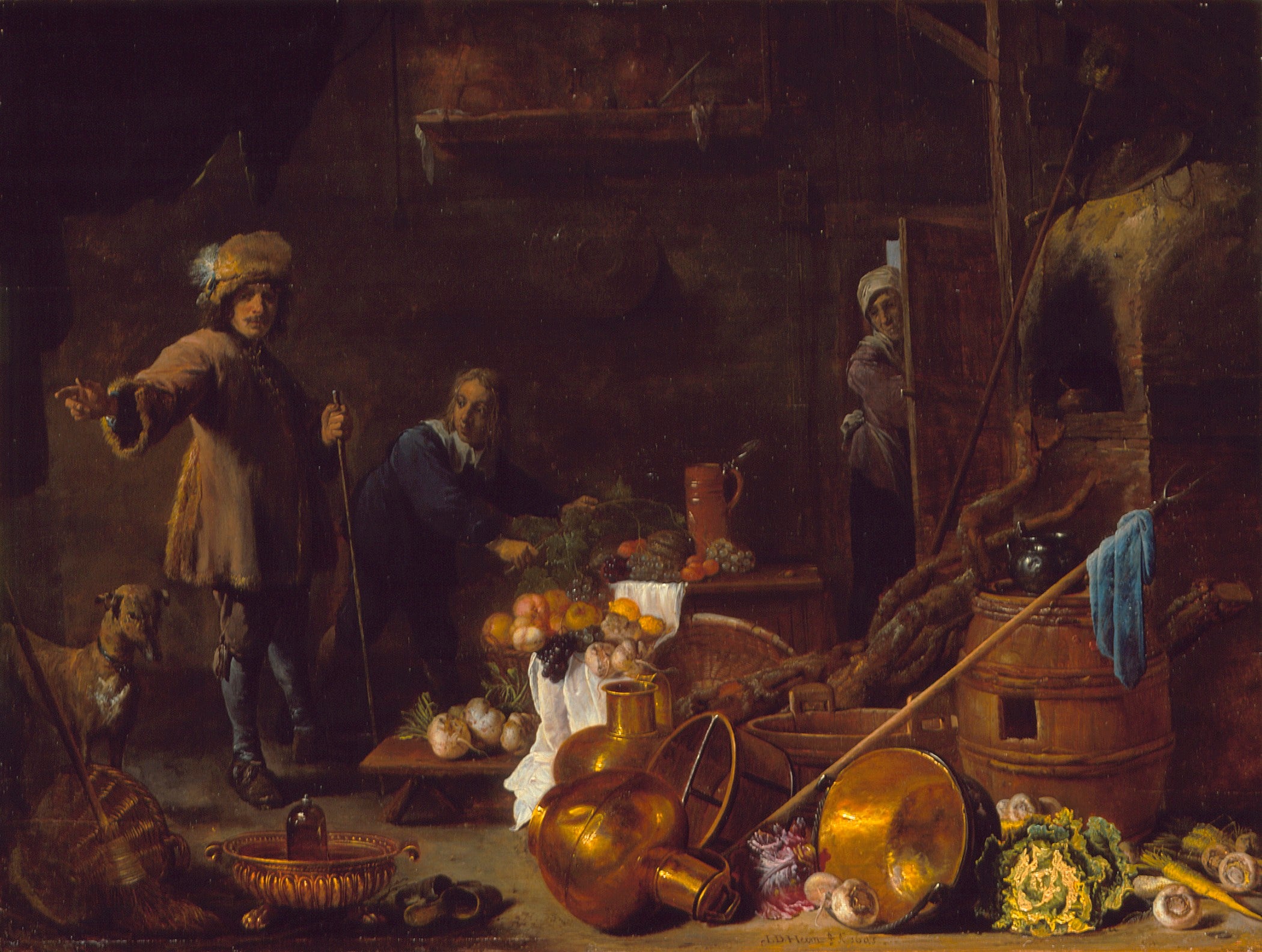 Intérieur de la cuisine - David Teniers le Jeune