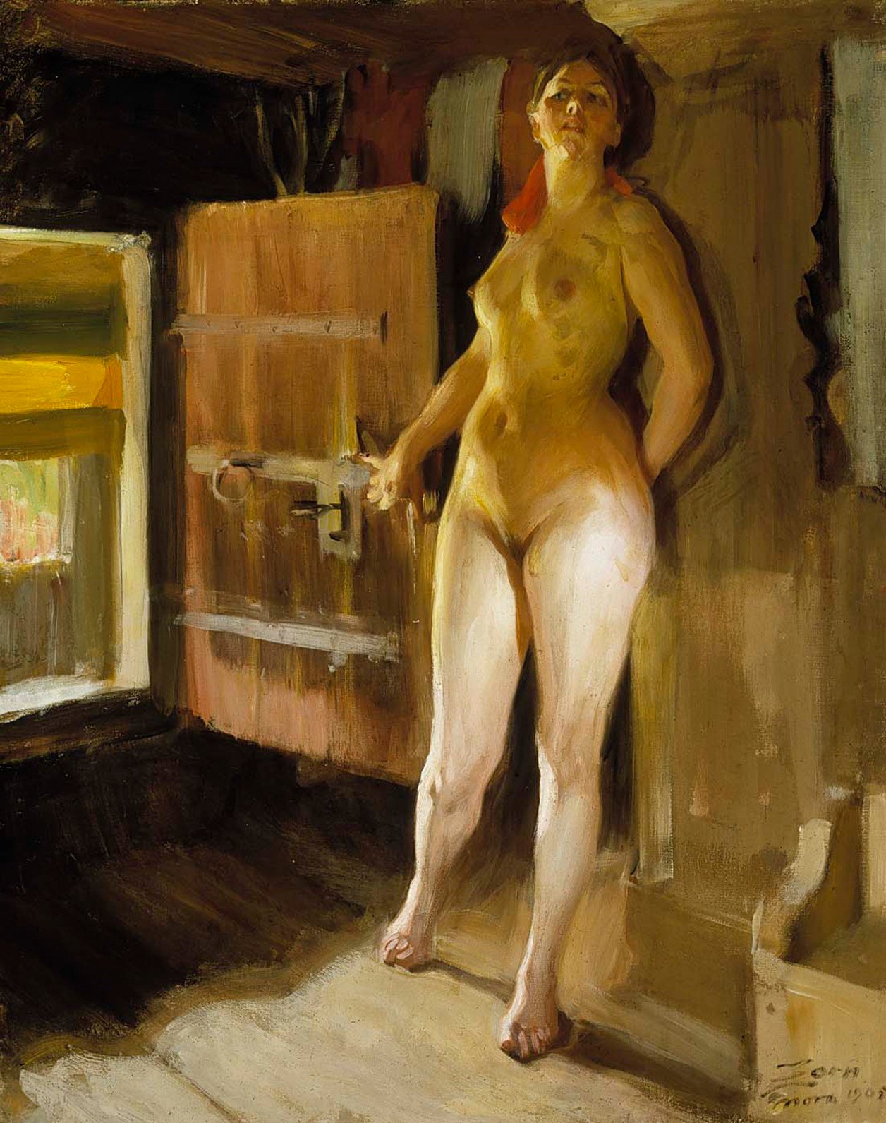 La Fille dans le sauna - Anders Zorn