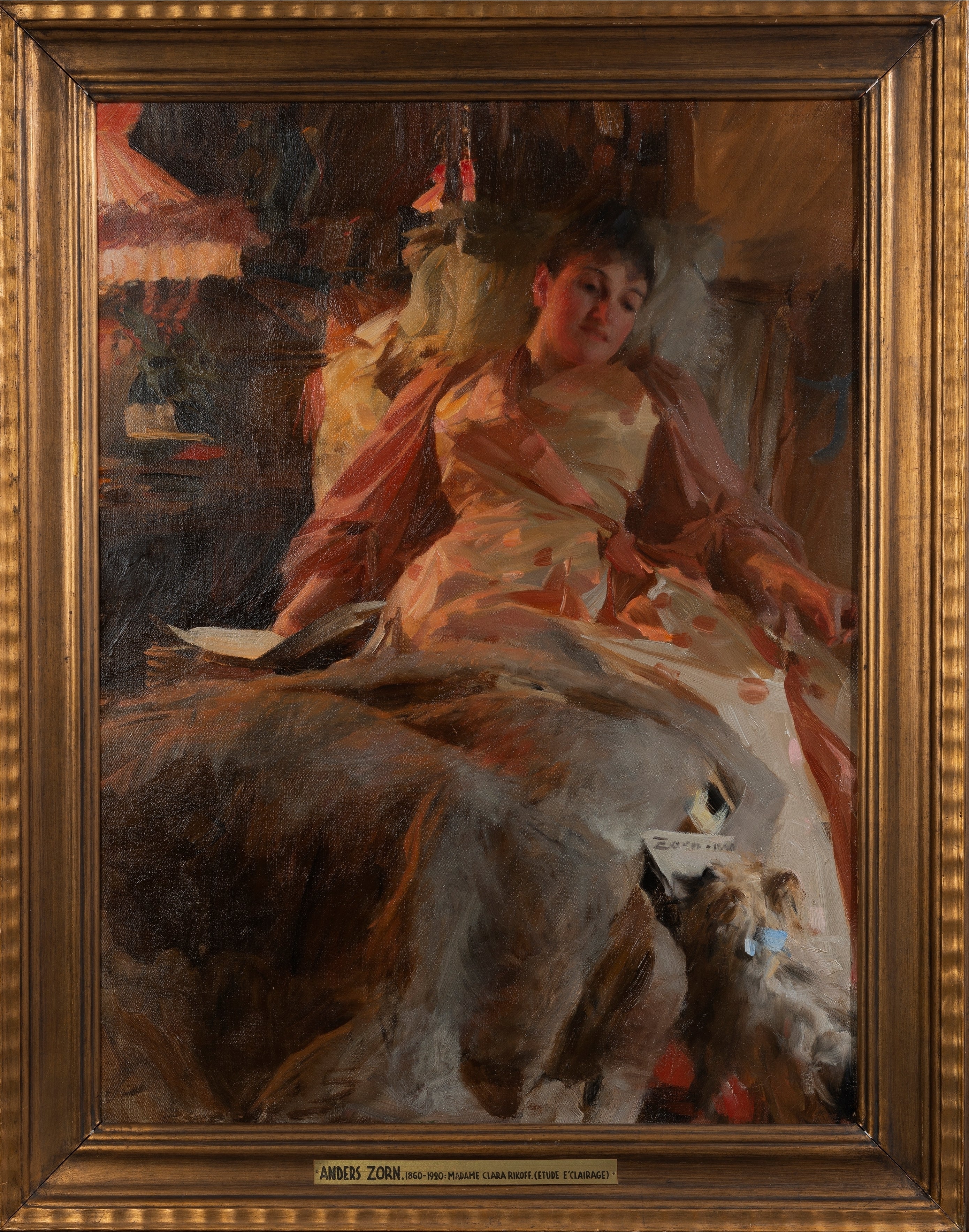 Étude Éclairage - Anders Zorn