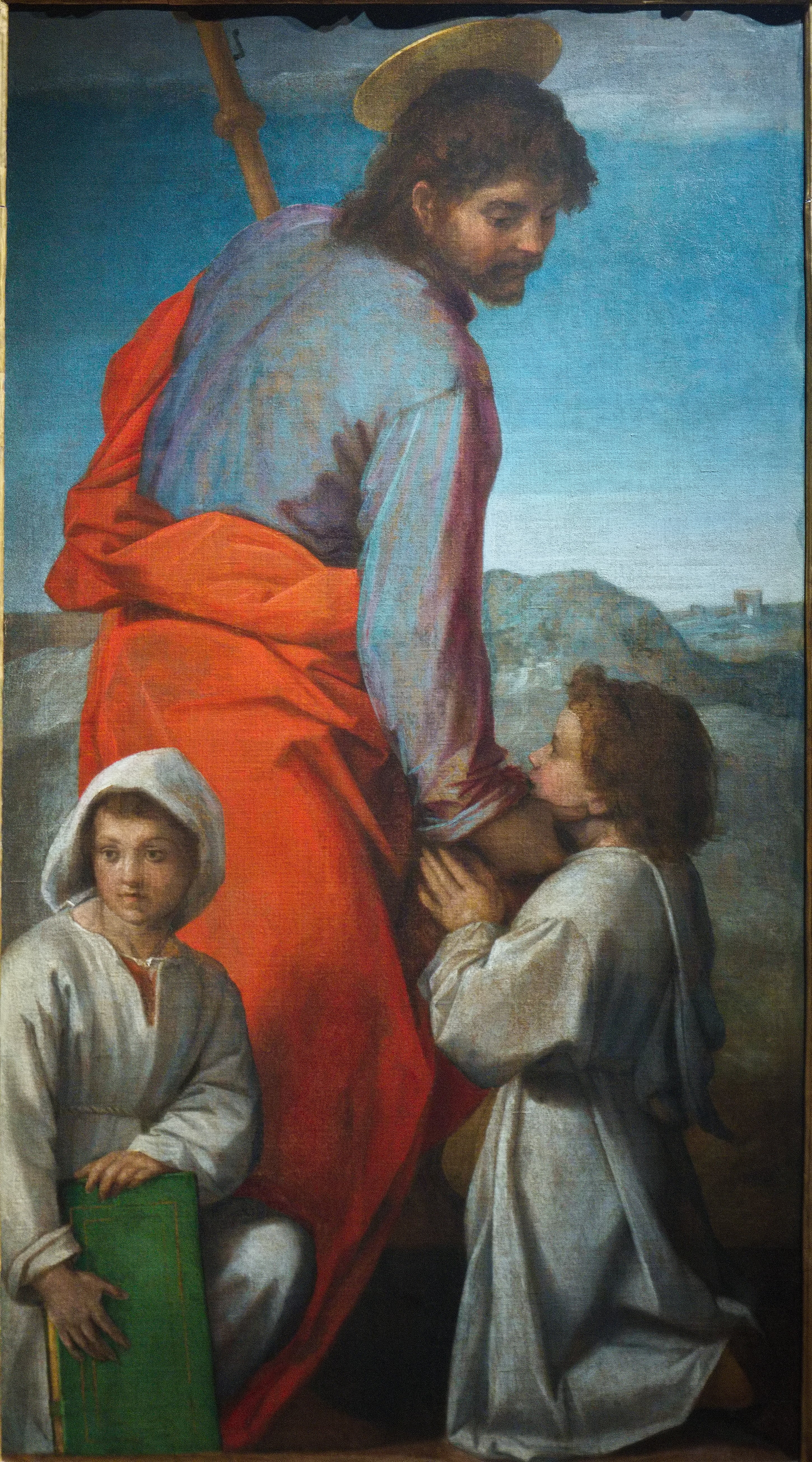 Saint Jacques avec deux enfants - Andrea del Sarto