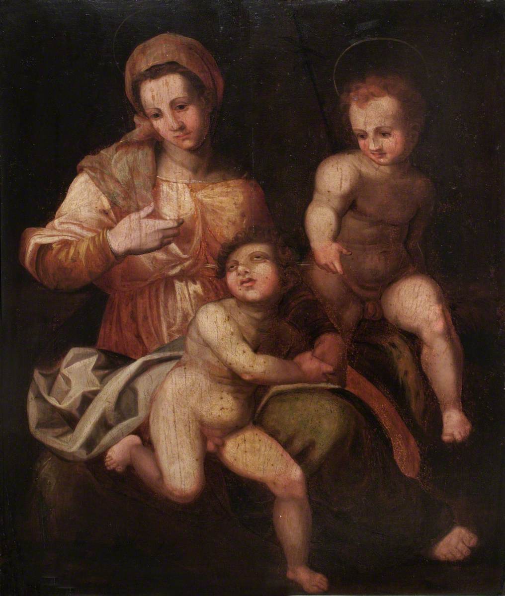 La Sainte Vierge avec l'Enfant Jésus et saint Jean Baptiste - Andrea del Sarto