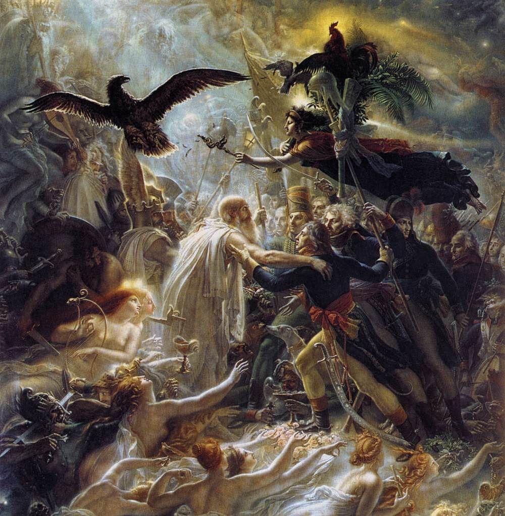 Apothéose des héros français morts pour la patrie pendant la guerre de la liberté - Anne-Louis Girodet