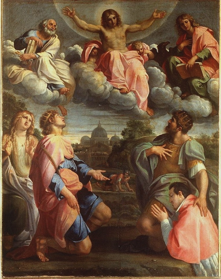 Kristus v slávě - Annibale Carracci