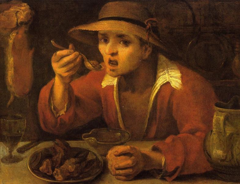 Jezteř fazolí - Annibale Carracci
