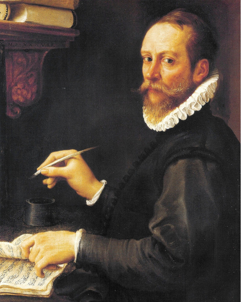 Portrét hudebníka (předpokládaný portrét Claudio Merulo) - Annibale Carracci