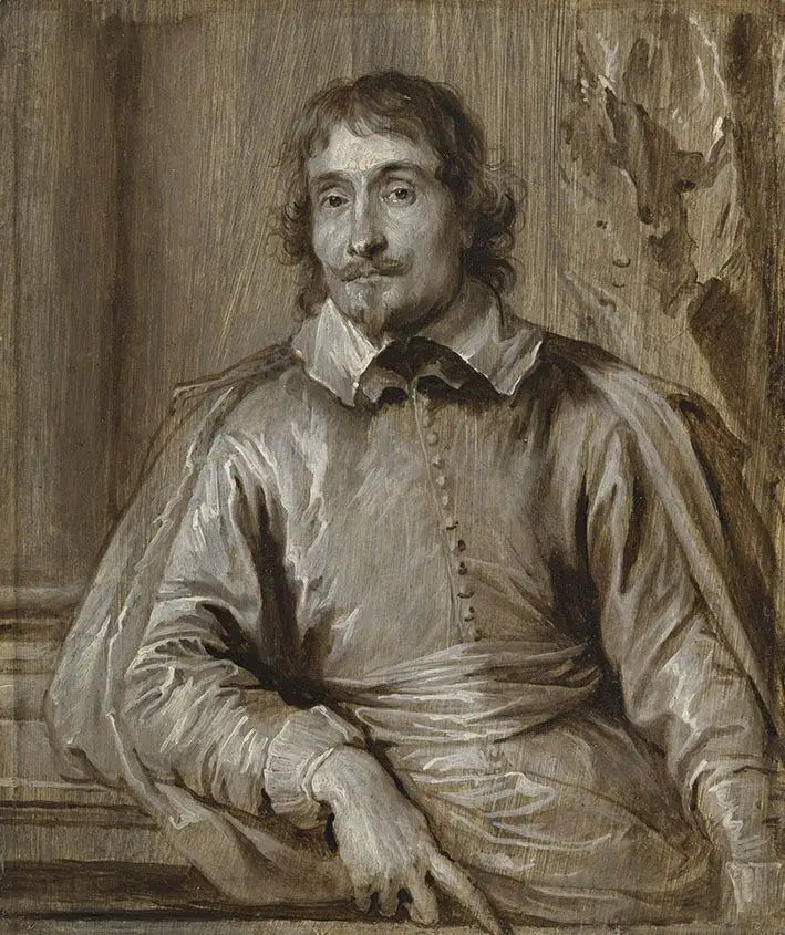 Portrét Alessandra Scaglia (grisaille) - Antoine van Dyck