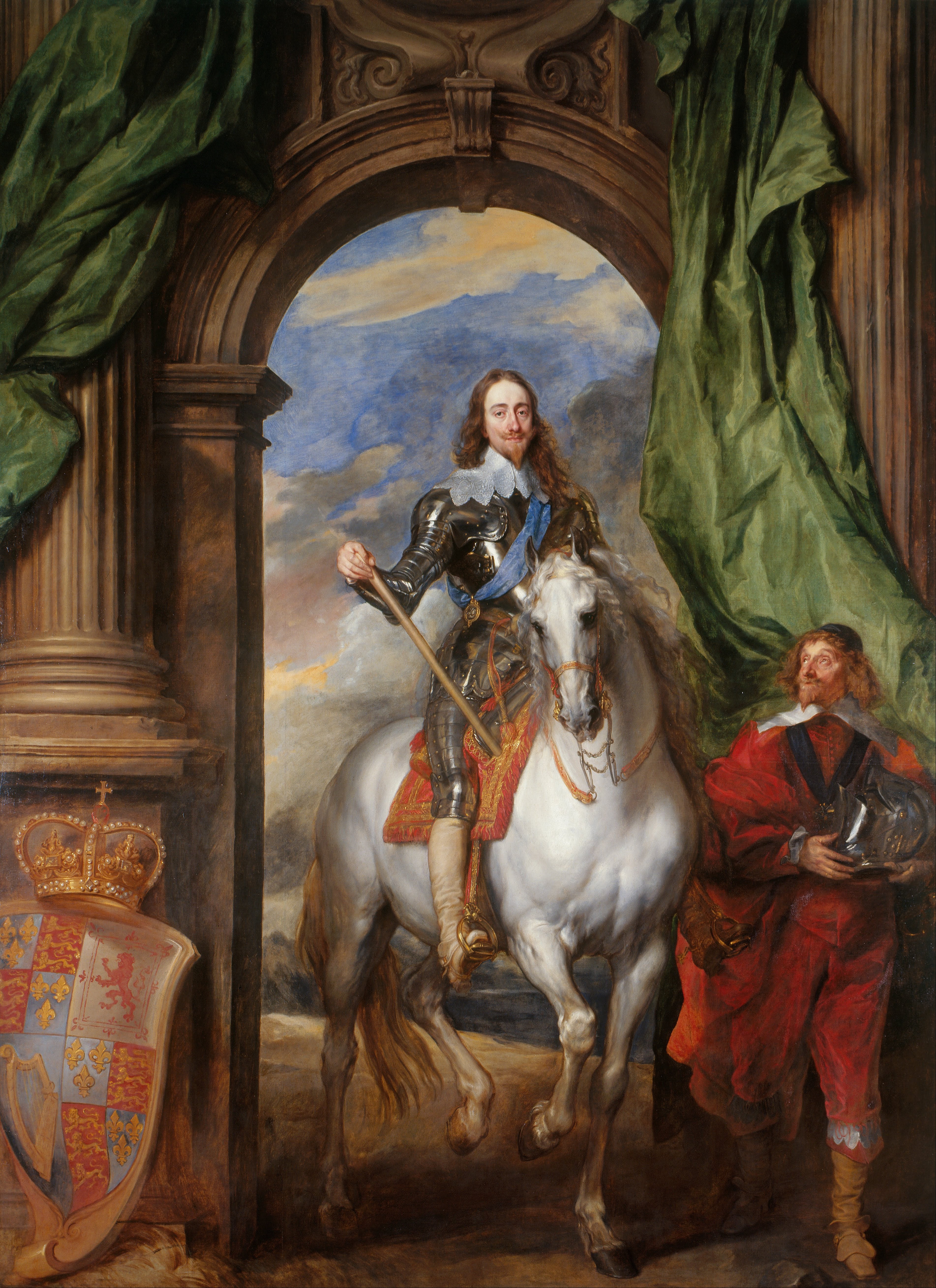 Charles Ier à cheval avec Monsieur de Saint Antoine - Antoine van Dyck