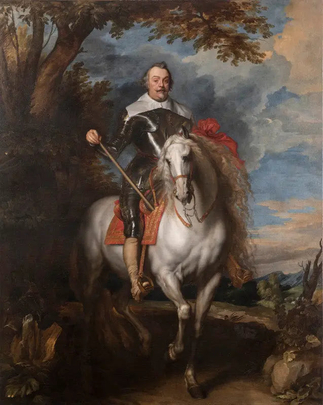 Ježčí portrét Františka de Moncada - Antoine van Dyck
