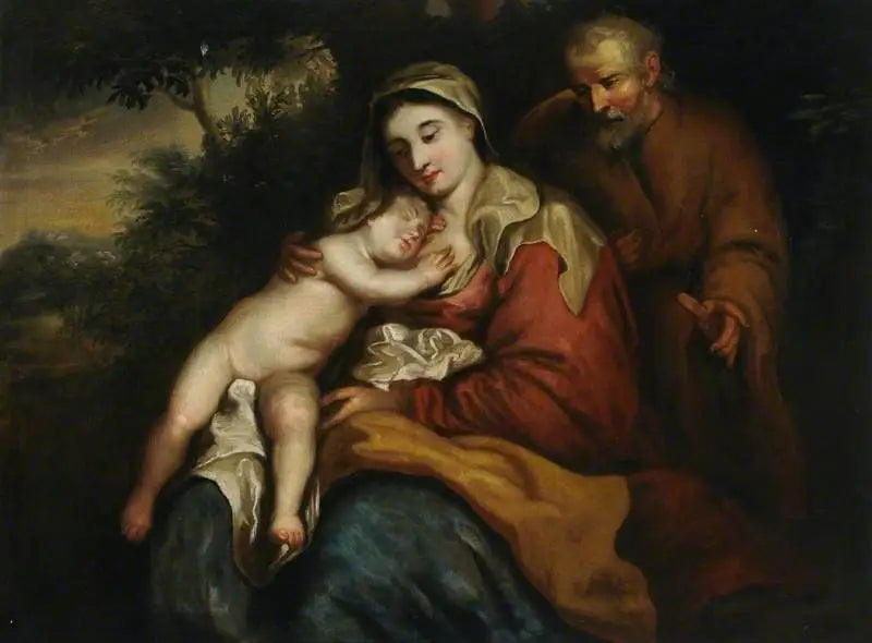 Panna s dítětem s svatým Josefem - Antoine van Dyck