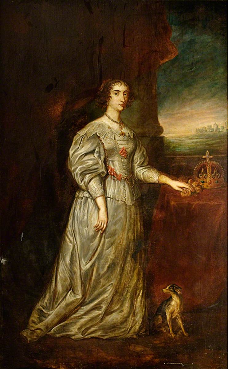 La reine Henriette Marie (1609–1669) - Antoine van Dyck