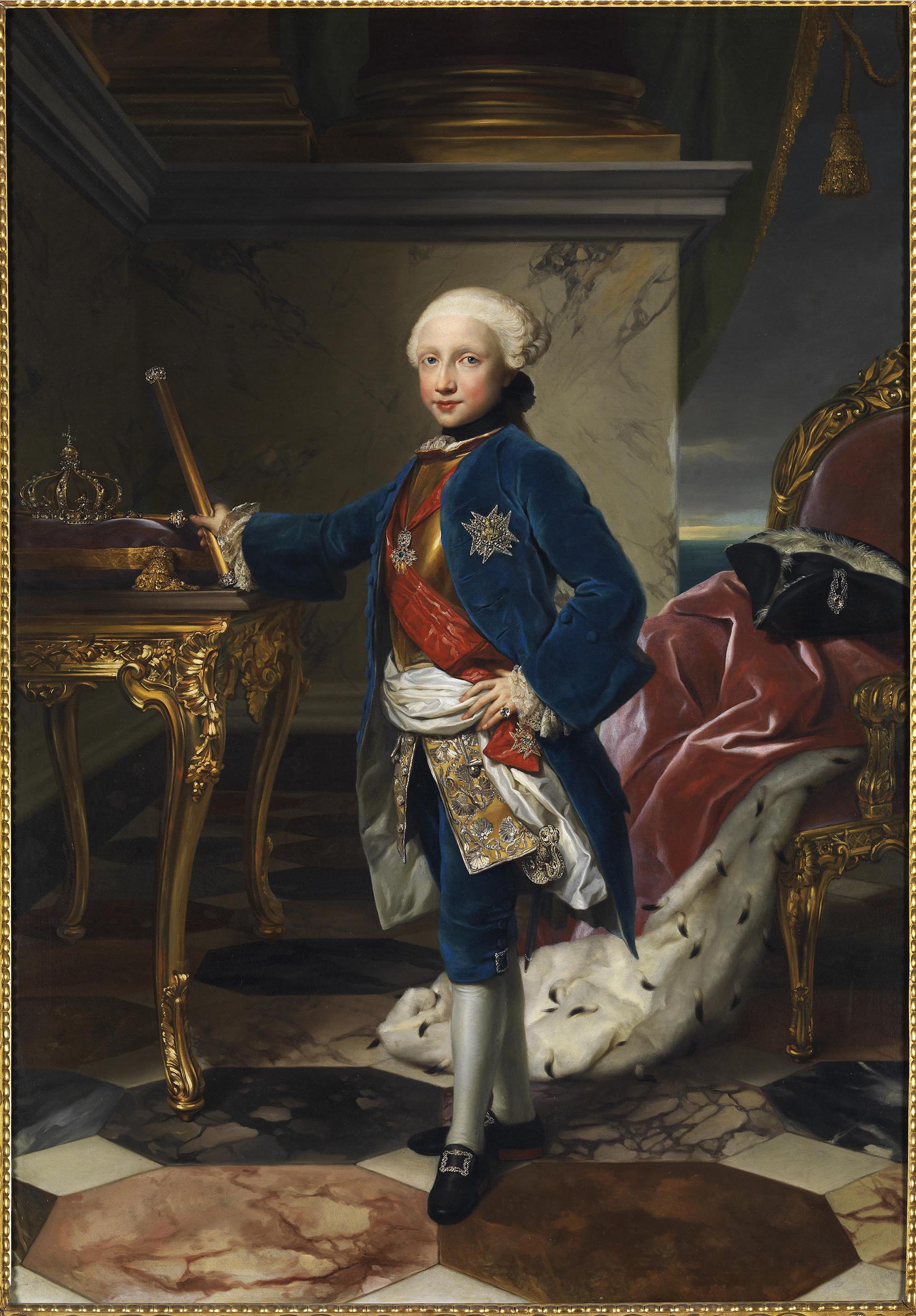 Le Portrait de Ferdinand IV - Anton Raphael Mengs