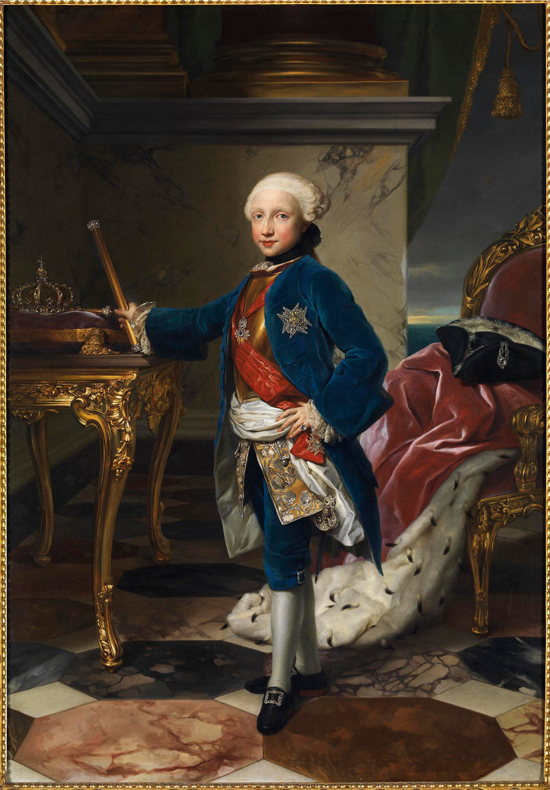 Portrét Ferdinanda IV - Anton Raphael Mengs