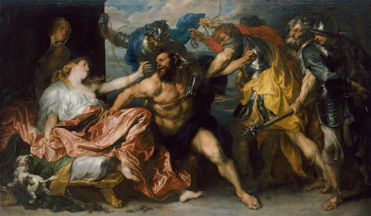 🦁 Samson a Dalila – Anthony van Dyck (kolem roku 1620)