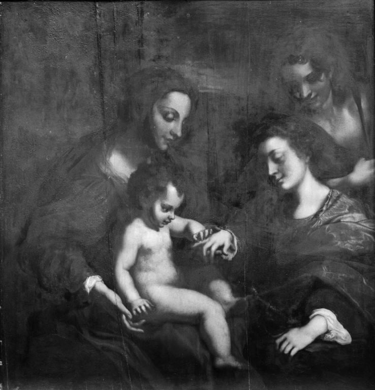 Les fiançailles de sainte Catherine - Antonio da Correggio