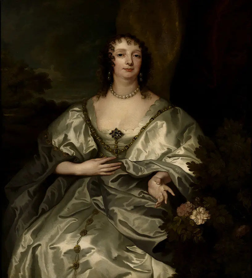 Portrait de Charlotte de la Trémoïlle Lady Strange future comtesse de Derby (1599-1664) - Antoine van Dyck - Alpha