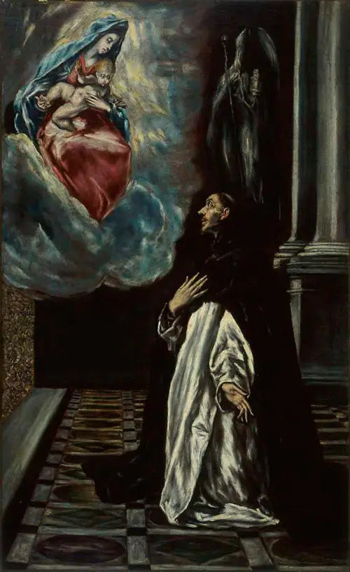 Zjevení Panny Marie u svatého Hyacinta - El Greco