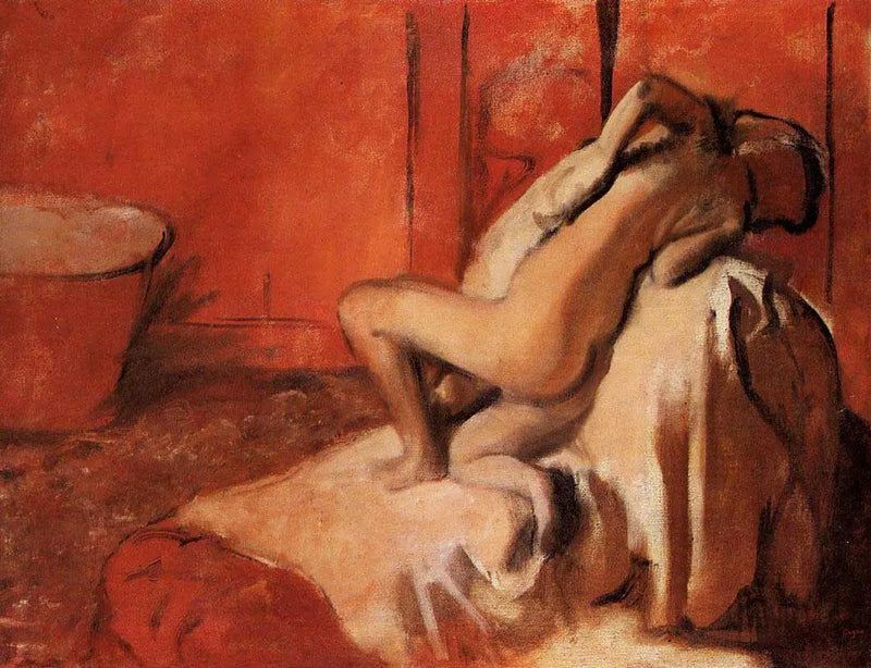 Po koupeli - Edgar Degas