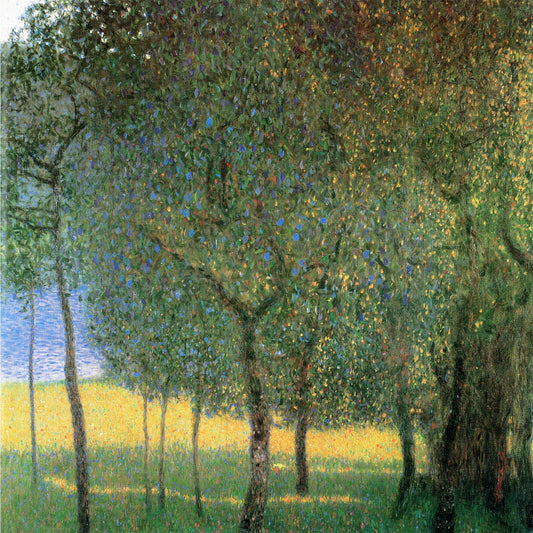 🌳🍃 Ovocné stromy – Gustav Klimt (1901)