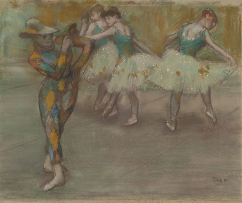 Tanec Arlekýna - Edgar Degas