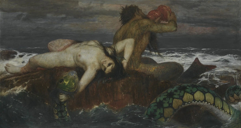 Triton a Néréida - Arnold Böcklin