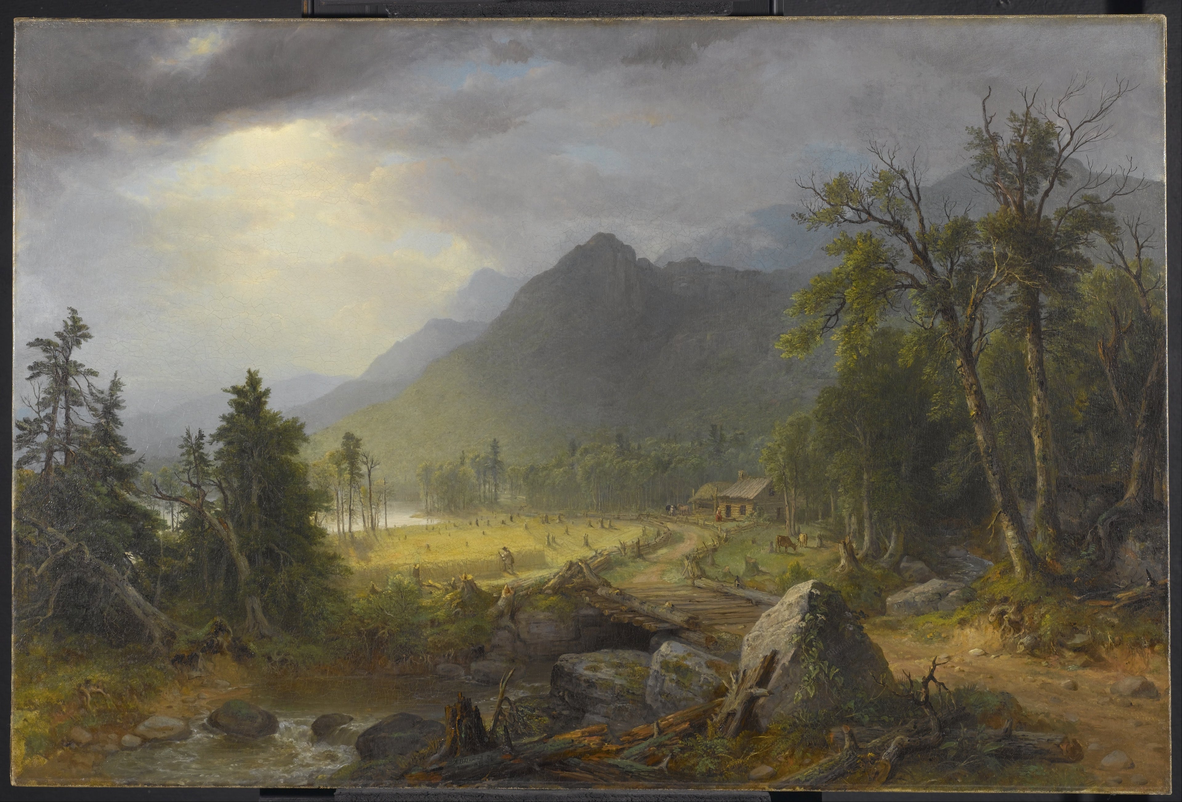 La première récolte dans le désert - Asher Brown Durand