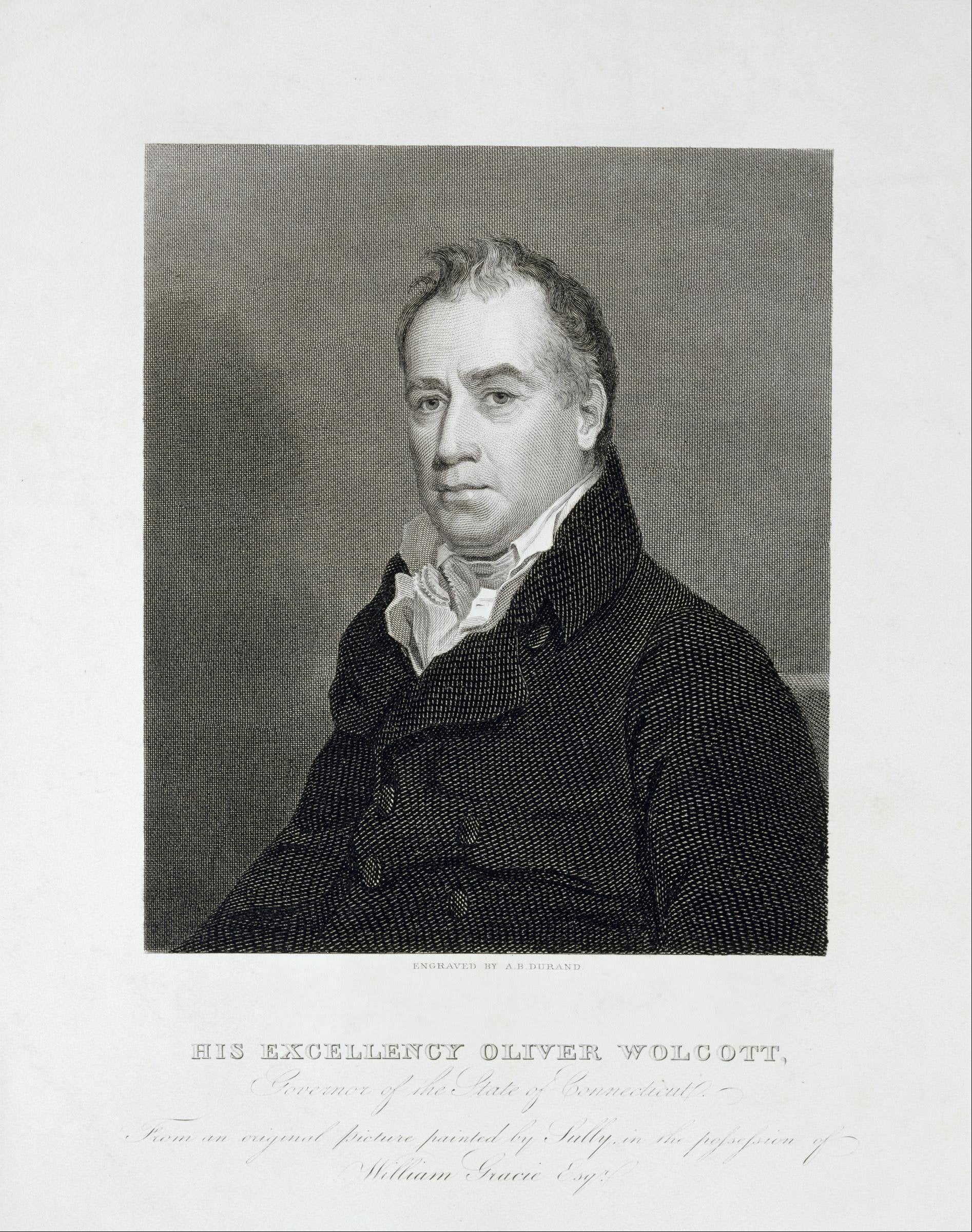 Son Excellence Oliver Wolcott, gouverneur de l'État du Connecticut - Asher Brown Durand