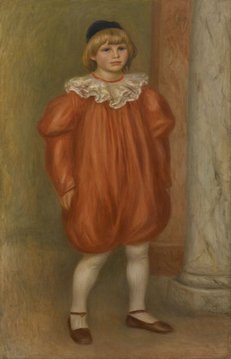 Claude Renoir jako klaun - Pierre-Auguste Renoir