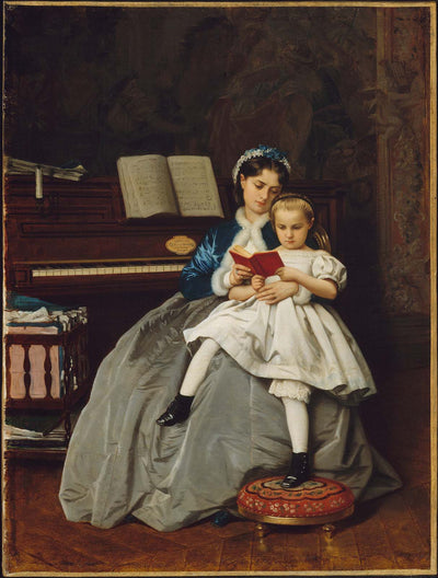 Leçon de lecture - Auguste Toulmouche