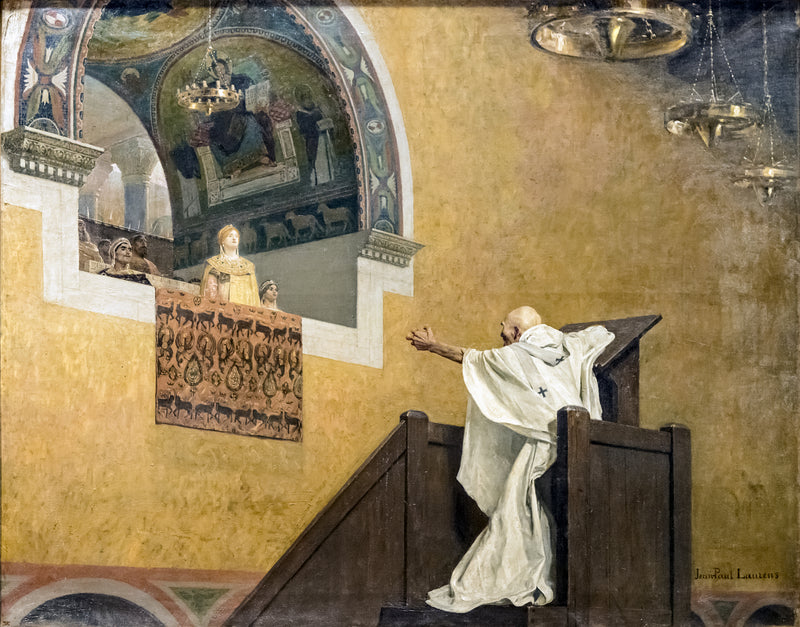 Saint Jean Chrysostome et l'Impératrice Eudoxie - Jean-Paul Laurens