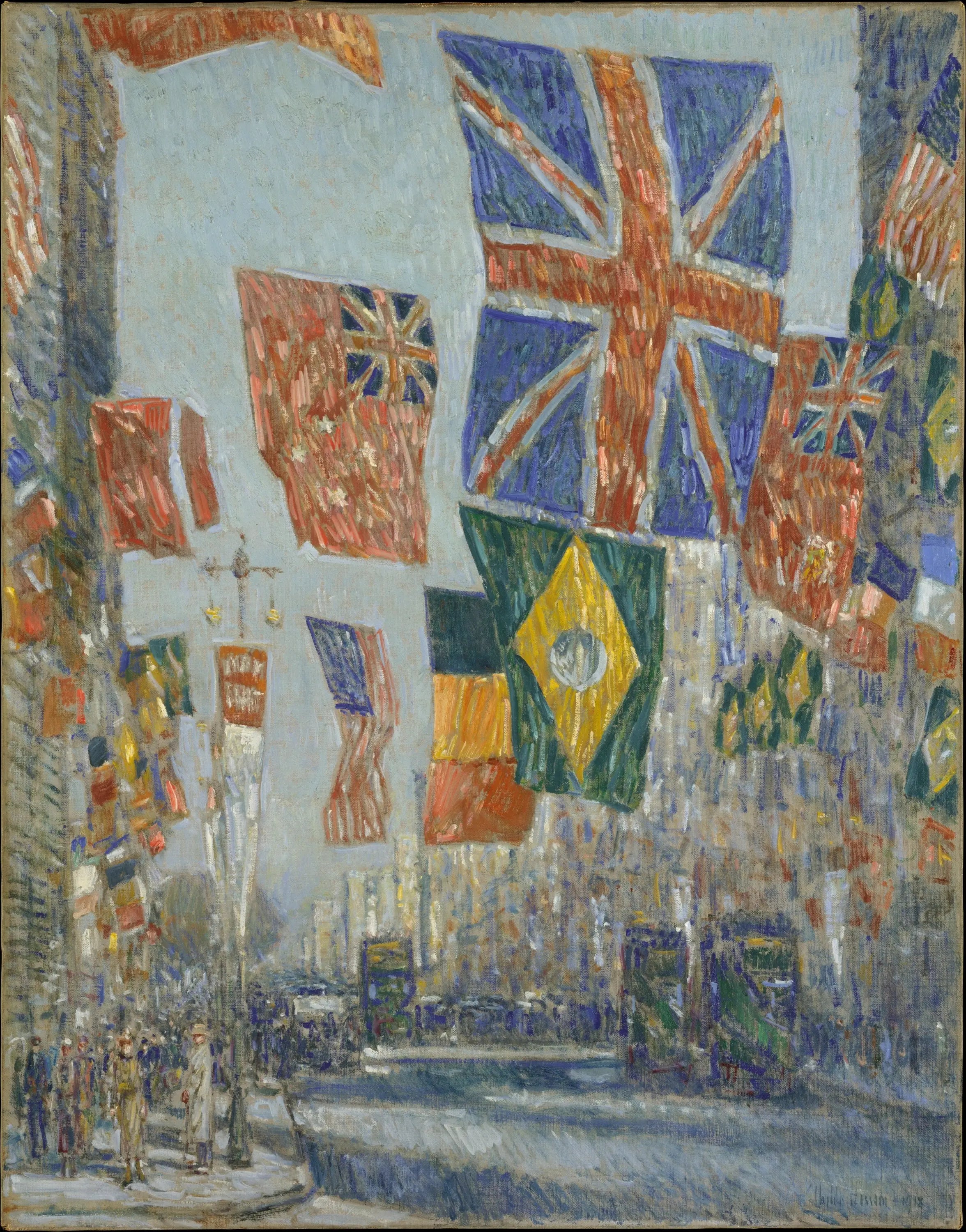 Avenue des Alliés Grande-Bretagne 1918 - Childe Hassam - Alpha Reproduction