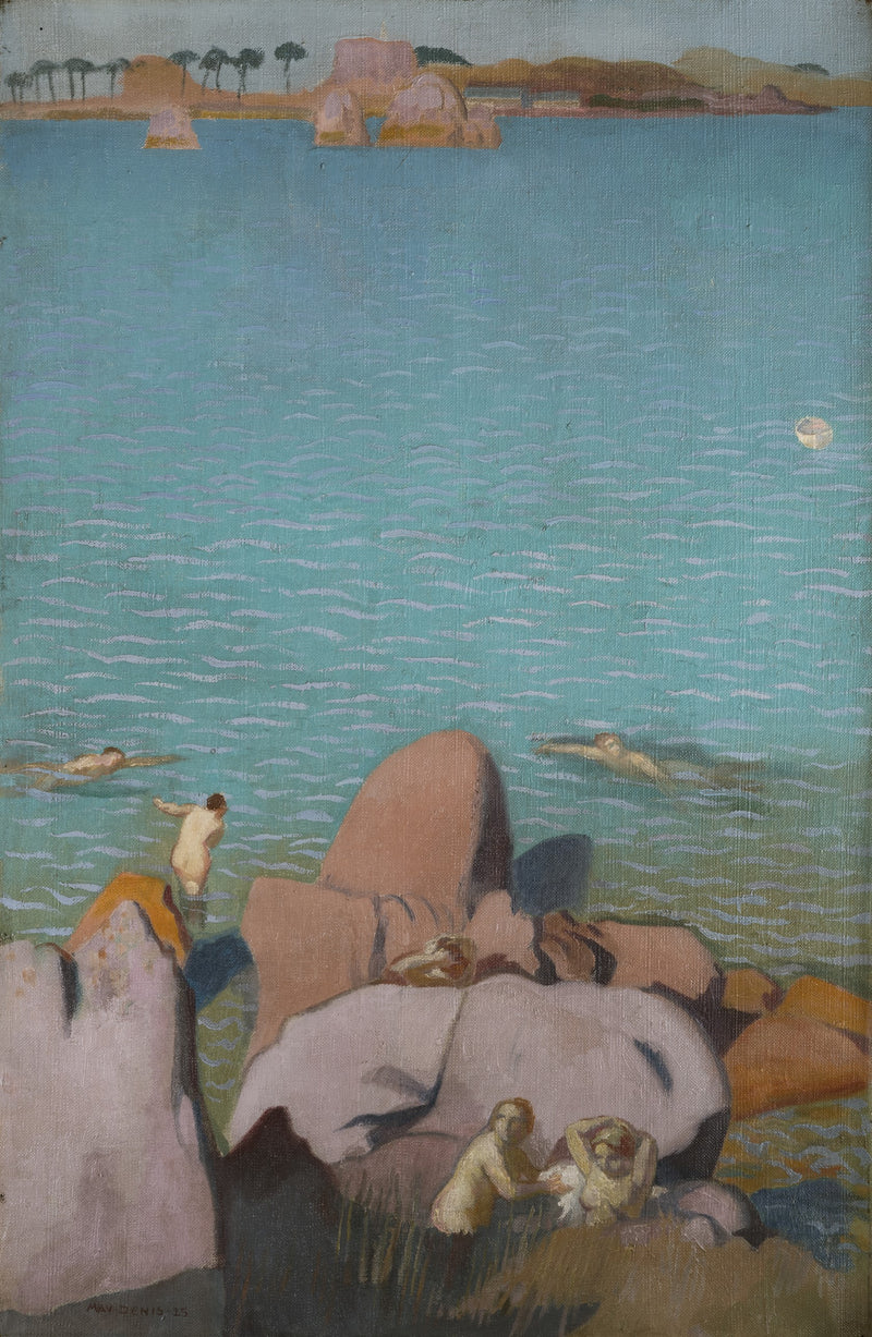 Koupající se u Port-Blanc - Maurice Denis