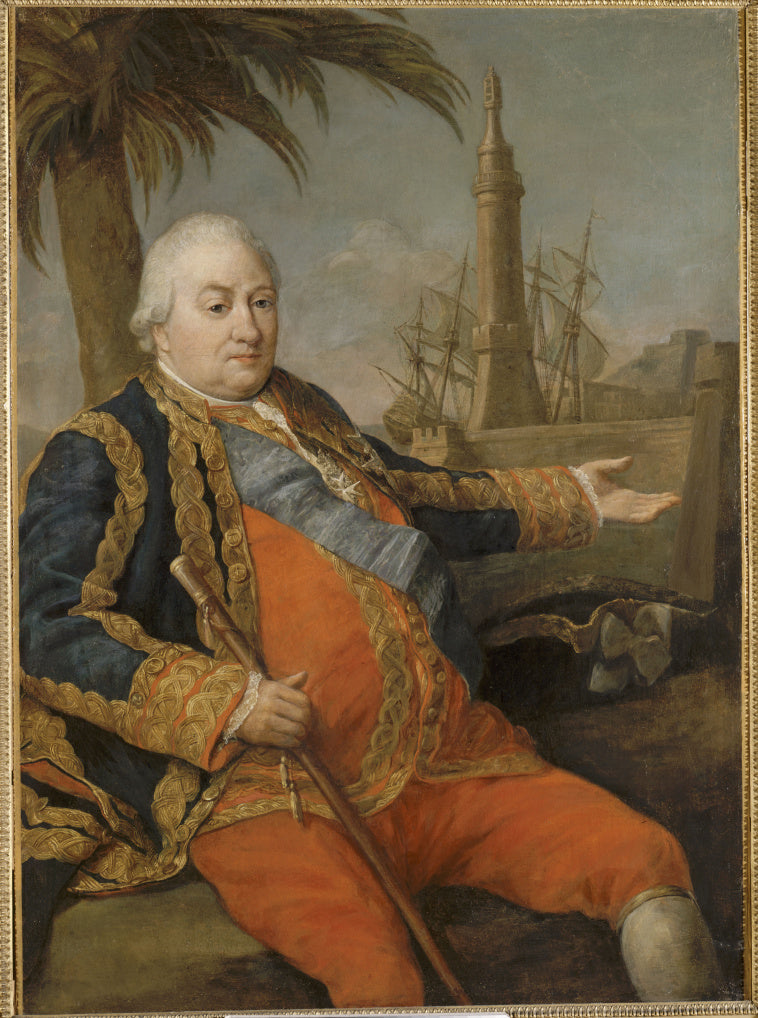 Le Bailli de Suffren amiral de France (1726-1788) - Pompeo Batoni - Alpha Reproduction
